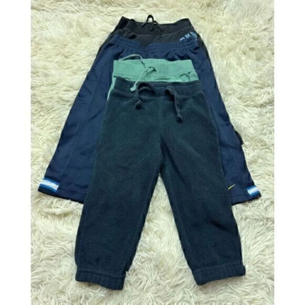 4 piece 12-18 Months Boys PJs Leggings & Sweatpants Bundle by Nike, Gap and Old